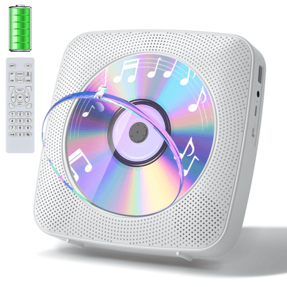 Kegaudio Portable CD Player with Bluetooth & Hi-Fi Sound