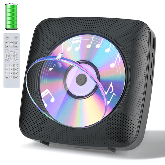 Kegaudio Portable CD Player with Bluetooth & Hi-Fi Sound