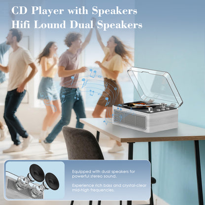 Kegaudio CD Player – Vintage Design, Hi-Fi Stereo & USB Mode