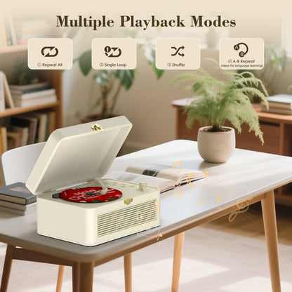 Kegaudio Bluetooth CD Player – Portable Design, Hi-Fi Sound with FM radio