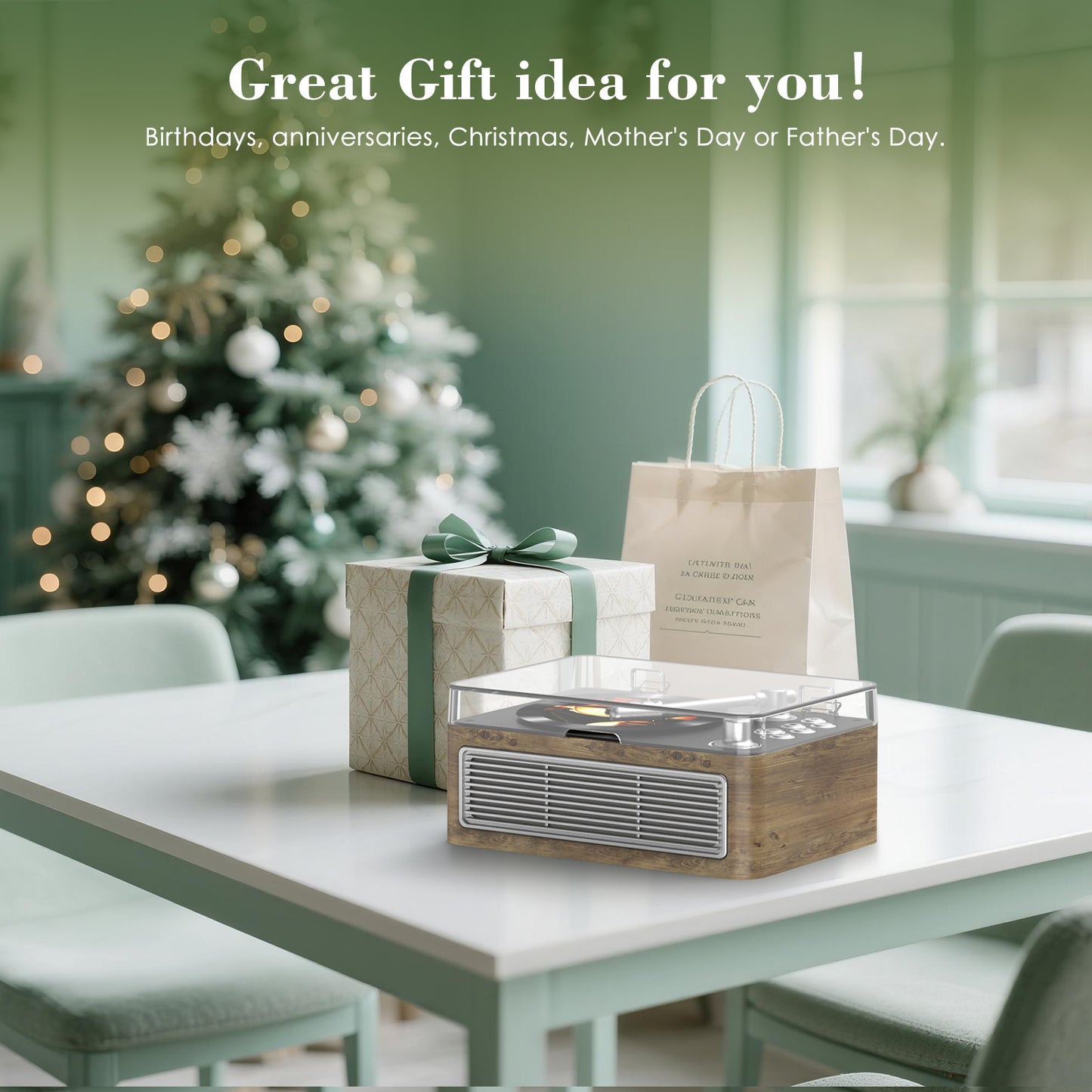 Kegaudio Bluetooth CD Player with Hi-Fi Sound, FM Radio & USB